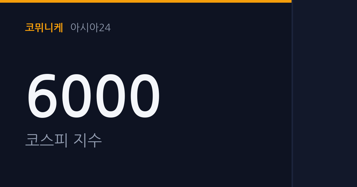 코스피 6000 시대, 이마트 직원들은 왜 거리로 나왔나