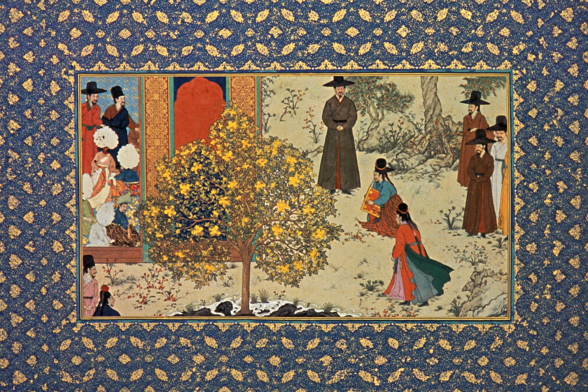 쿠쉬나메 — 페르시아 왕자와 신라 공주 (재현 이미지)